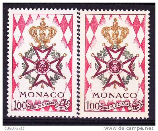 MONACO - 490** (2 Timbres) Cote 6,20 Euros Depart à 10% - Nuevos