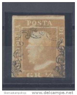 SICILY - 1/2GR., ORANGE PLATE - V4635 - Sicily