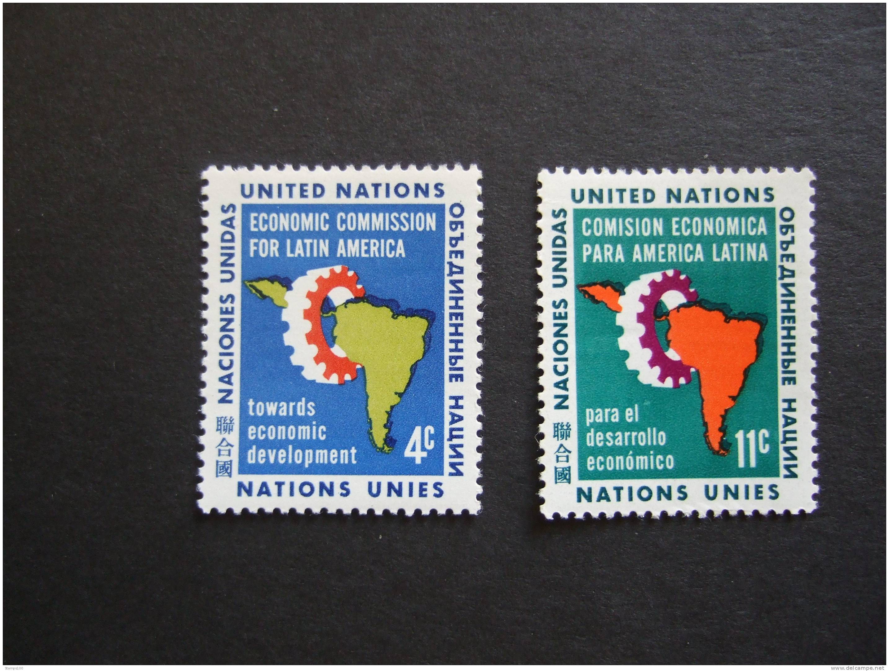 UNITED NATIONS NEW YORK, 1961,  Yv 93-94, MNH**, (P40-025) - Ongebruikt