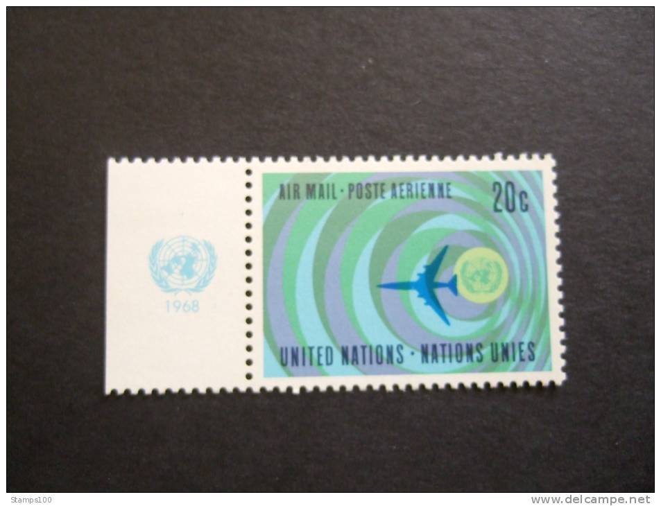 UNITED NATIONS NEW YORK, 1968, Yv A13, WITH UN LOGO, MNH**  (P43-015) - Nuovi