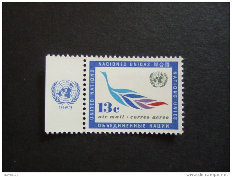 UNITED NATIONS NEW YORK, 1963, Yv A10, WITH UN LOGO, MNH**  (P43-010) - Neufs