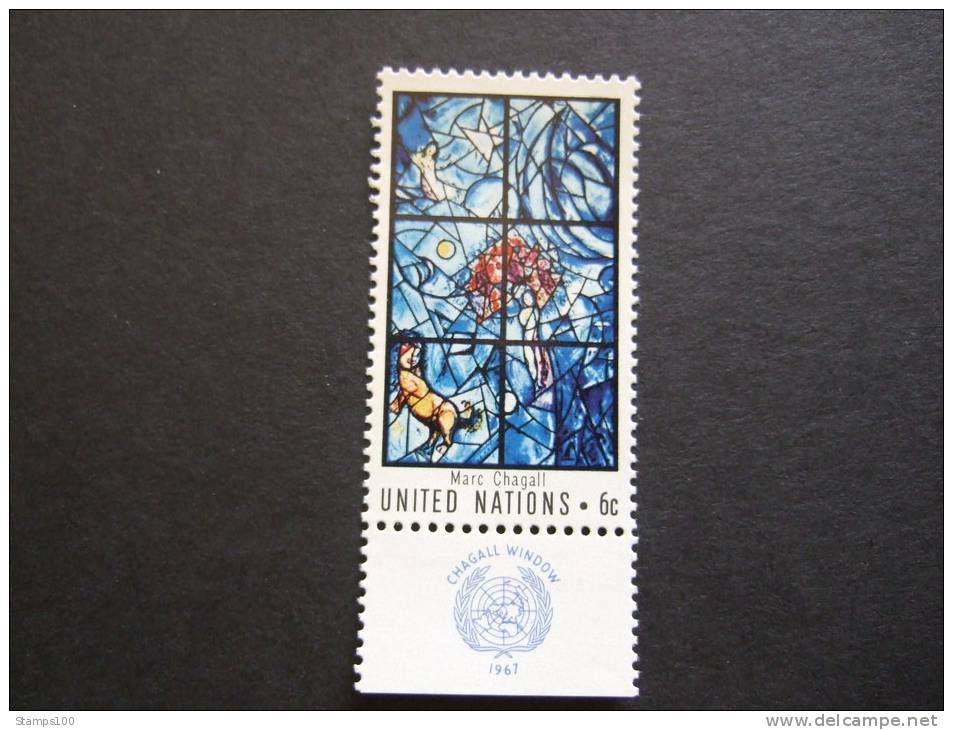 UNITED NATIONS NEW YORK, 1968, Yv 180, WITH UN LOGO, MNH**  (P41-005) - Neufs