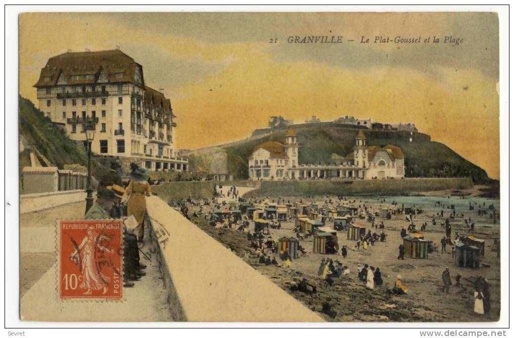 GRANVILLE  - Le Plat-Gousset Et La Plage - Granville