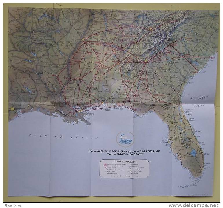 AIRLINES (USA) - Southern Airways - Atlanta Airport, Travel Guide - Monde