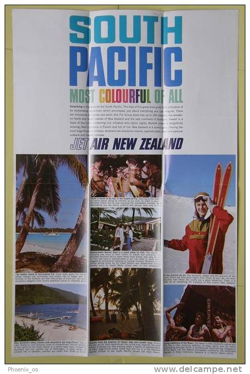 AIRLINES (New Zeland) - The South Pacific Air New Zeland, Travel Guide - Welt