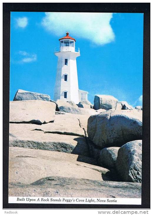 RB 747 - Postcard - Peggy's Cove Lighthouse Near Halifax Nova Scotia Canada - Autres & Non Classés