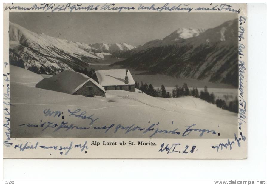 Alp Laret Ob St. Moritz 1928 - St. Moritz