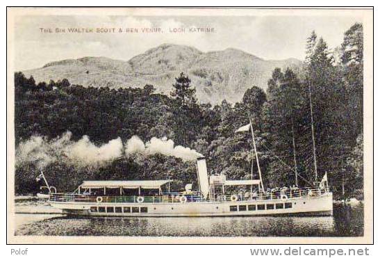 The Sir Walter Scott & Ben Venue. Loch Katrine  (28182) - Houseboats