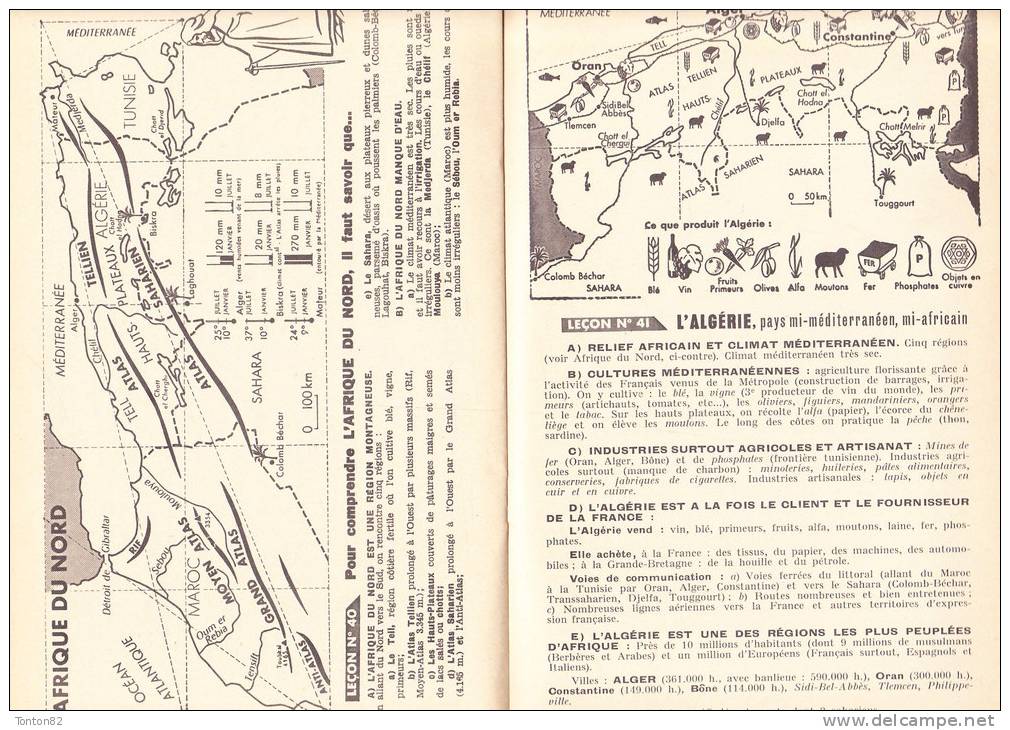 J. Anscombre -  Mon Mémento De Géographie - Éditions M.D.I./ Collection " L´essentiel "  - ( 1968 ) . - 6-12 Ans