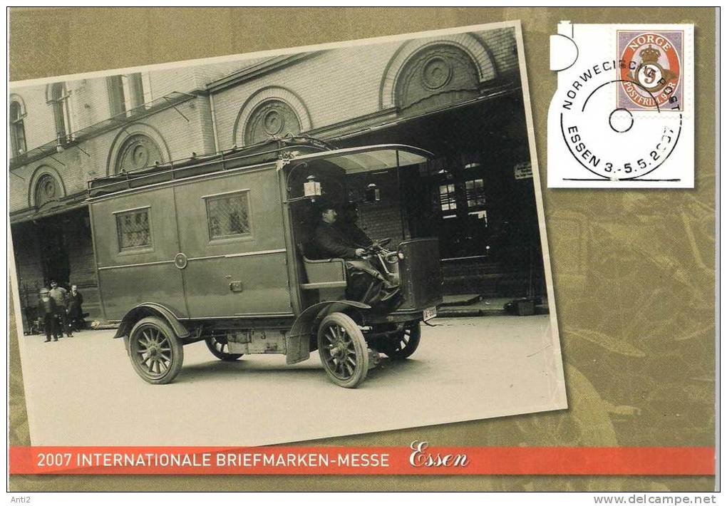 Norway 2007 Stamp Exhibition Essen - Cars - Card - Maximumkaarten