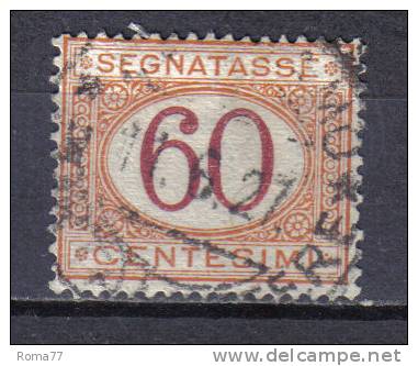 SS6276 - REGNO 1890 , Segnatasse 60 Cent N. 26 - Strafport