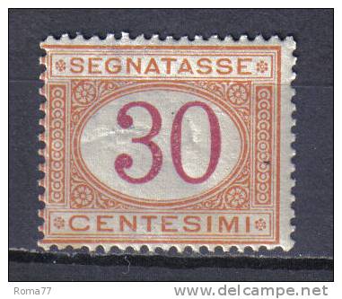 SS6251 - REGNO 1890 , Segnatasse 30  Cent  N. 23  ***  MNH - Taxe