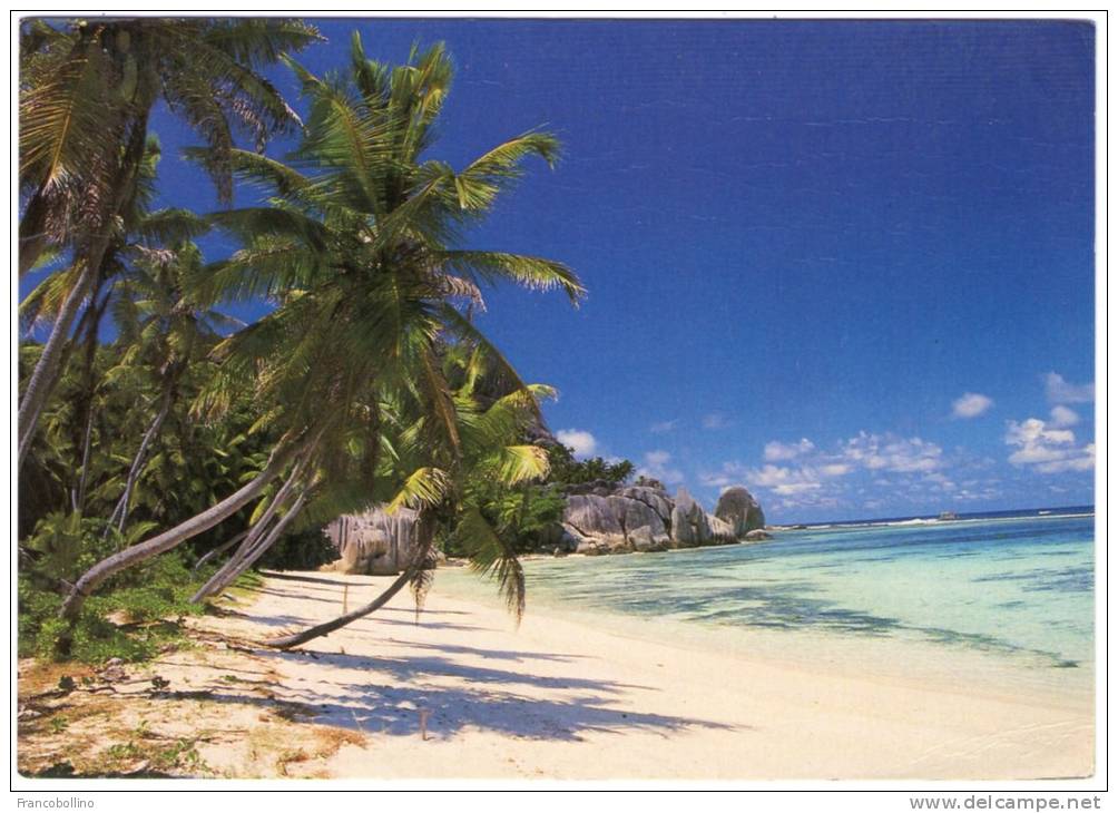 SEYCHELLES-ANSE SOURCE D'ARGENT, LA DIGUE / THEMATIC STAMP-PLANT /OUTER ISLANDS - Seychelles