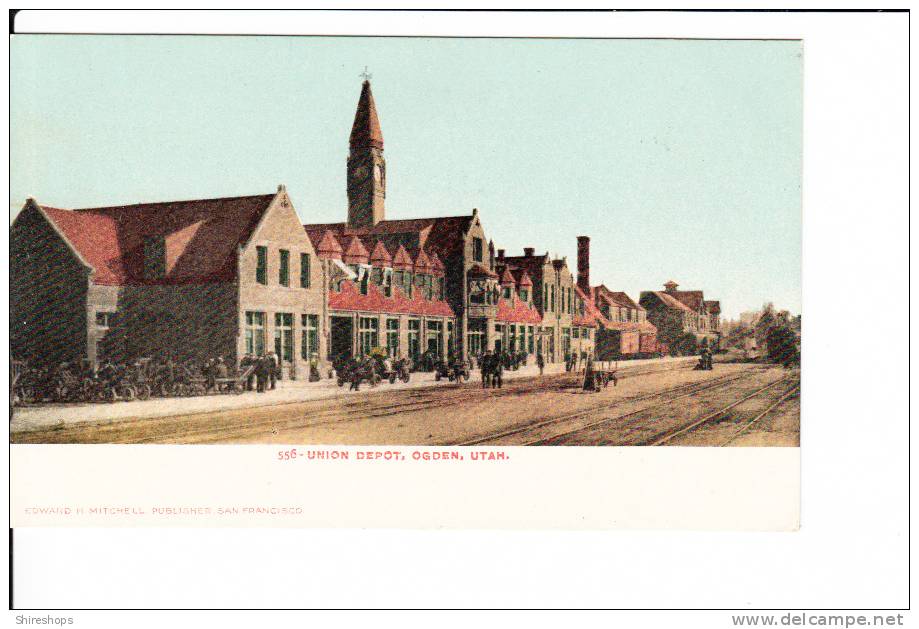 556 Union Depot Ogden Utah Train Railroad - Ogden