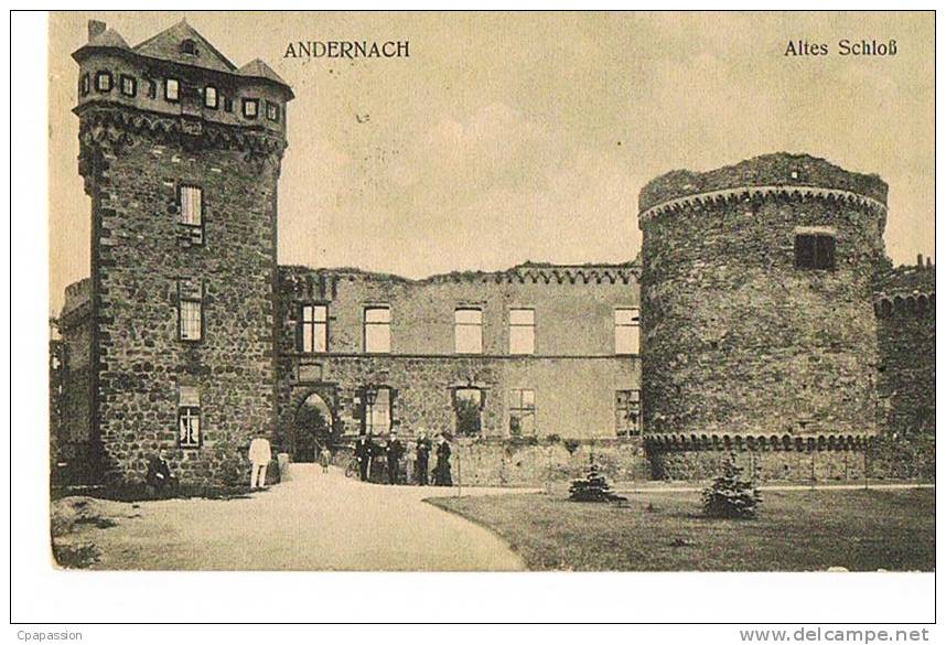 ANDERNACH-   Cpa écrite 1910- - TBE- Scans Recto Verso- PAYPAL SANS FRAIS - Andernach