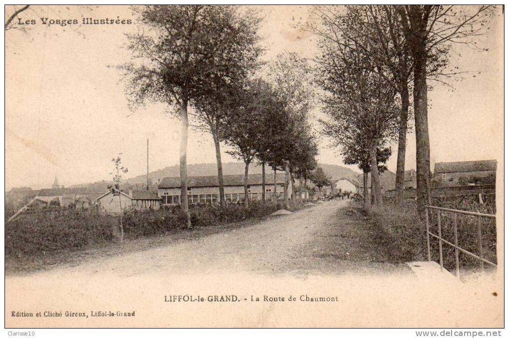 88 Liffol-le-Grand La Route De Chaumont - Liffol Le Grand