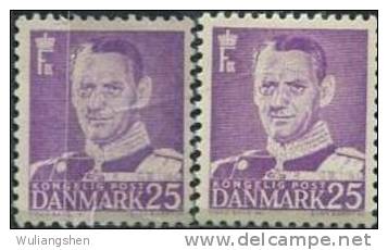 NE0641 Denmark 1955 Frederick The King 2v MNH - Unused Stamps