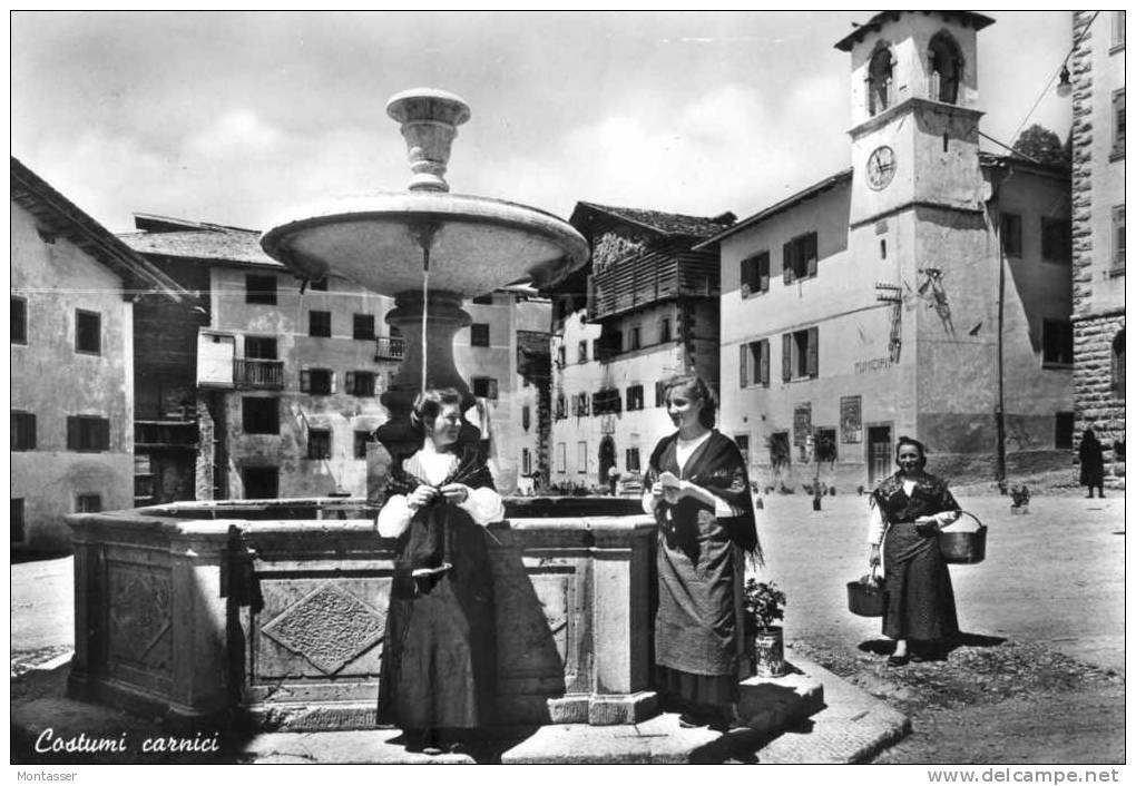 FORNI DI SOPRA (Udine). Carnia. Costumi Carnici. Vg. C/fr. Per RONCHI D.LEGIONARI 1961. - Udine