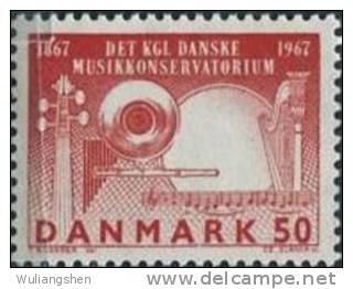 NE0702 Denmark 1966 Instruments 1v MNH - Unused Stamps