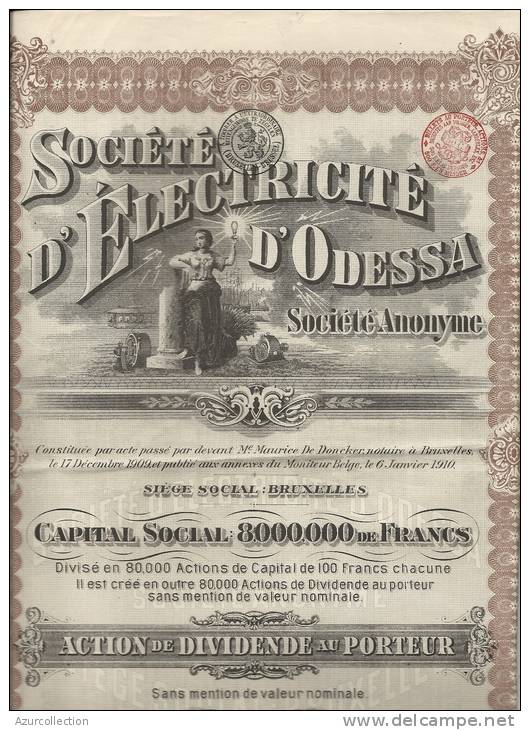 ELECTRICITE ODESSA - Russie