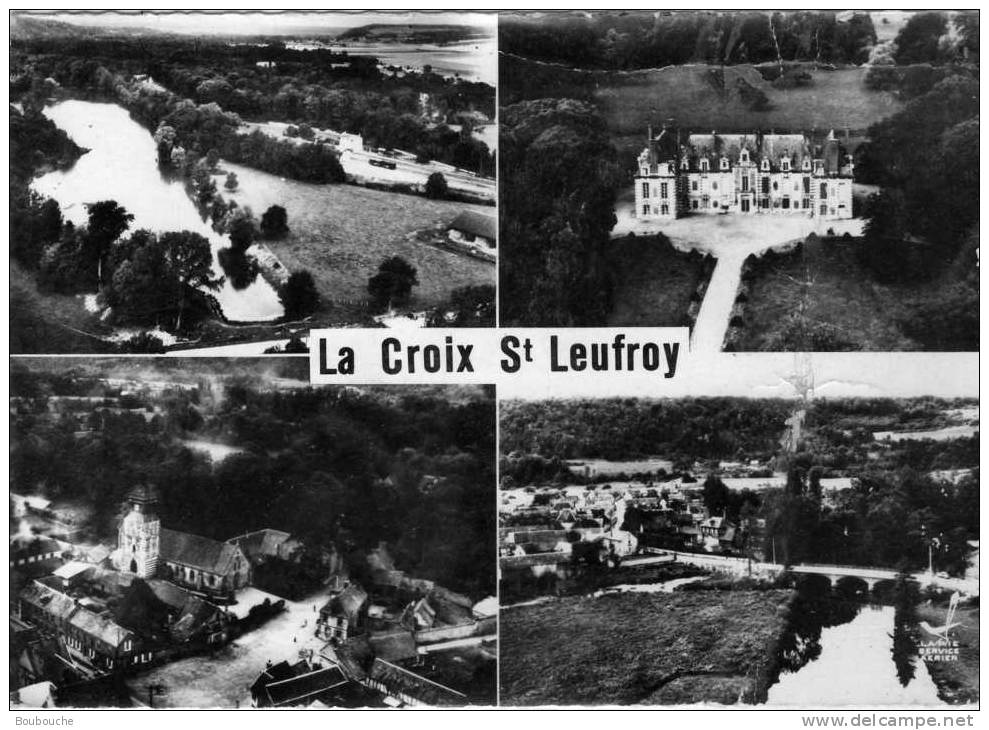 CPSM 27 De LA CROIX  SAINT LEUFROY / LA CROIX  St LEUFROY Multivues ATTENTION état Voir Description - Sonstige & Ohne Zuordnung