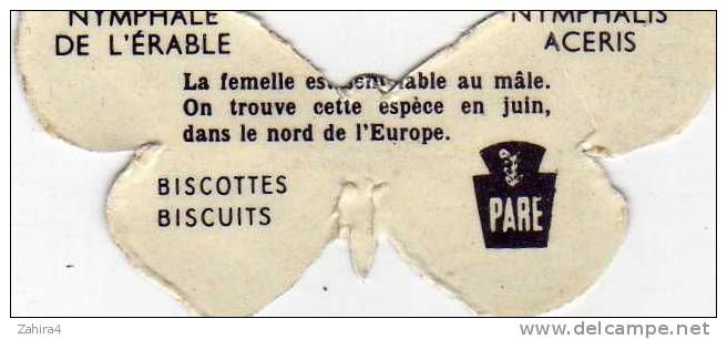 N° 27 - Biscottes  PARE  -  Papillon Nymphale De L'érable - Animaux