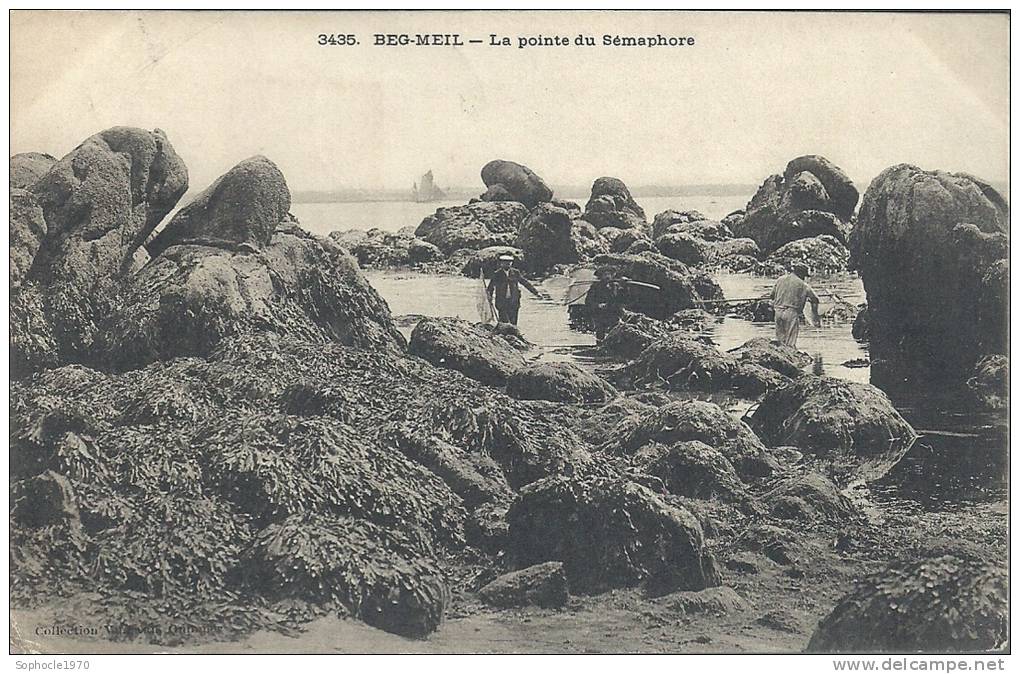 BRETAGNE - FINISTERE - BEG-MEIL - La Pointe Du Sémaphore - Beg Meil