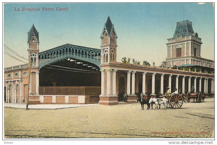 Asuncion La Estacion De Ferro Caril Gruter Gare Station - Paraguay