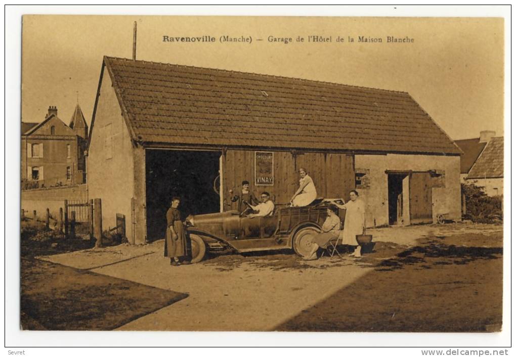 RAVENOVILLE. -  Garage De L'Hôtel De La Maison Blanche - Autres & Non Classés