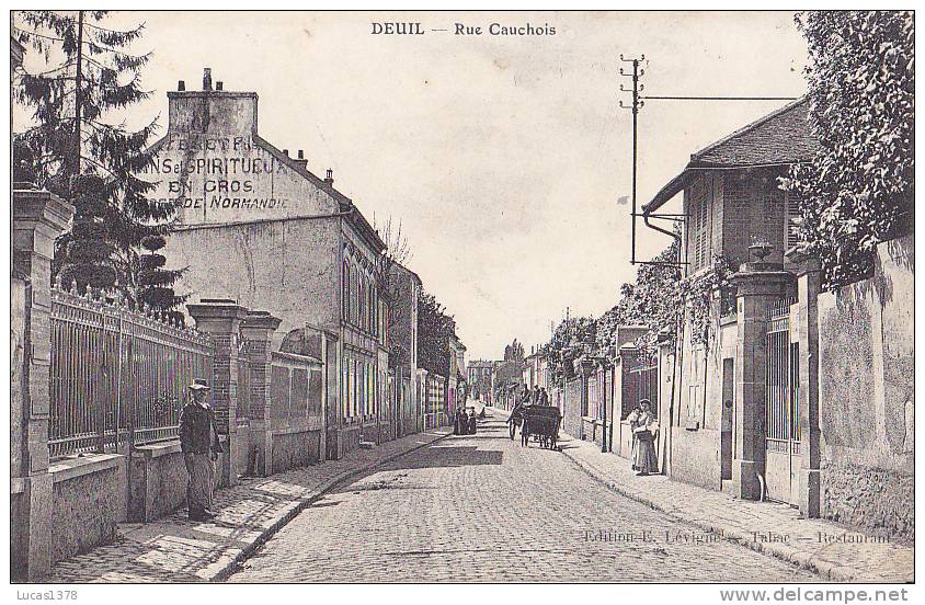 95 / DEUIL / RUE CAUCHOIS / JOLIE CARTE - Deuil La Barre