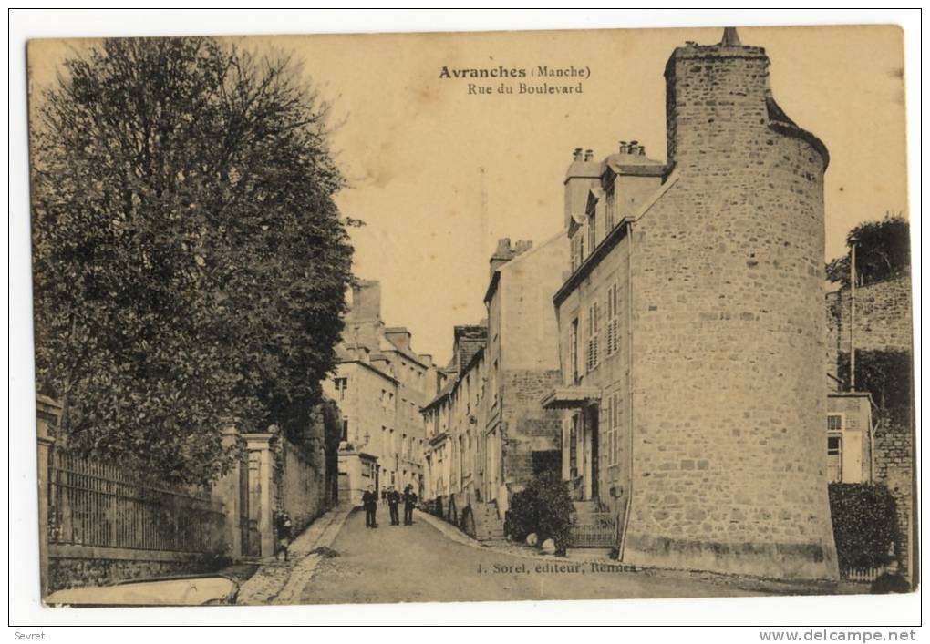 AVRANCHES. -  Rue Du Boulevard - Avranches