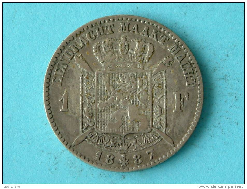 1887 - 1 FRANK / KM 29.1 - Morin 179 VL ( For Grade, Please See Photo ) !! - 1 Franc