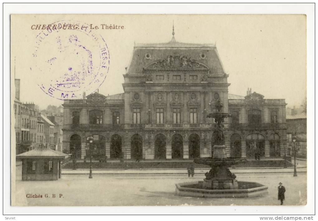 CHERBOURG - Le  Théâtre. - Cherbourg