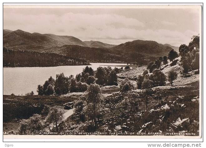 A Glimse Of Loch Benevejan And  Of The Hills Of Glen Affaric  Inverness Shire - Inverness-shire