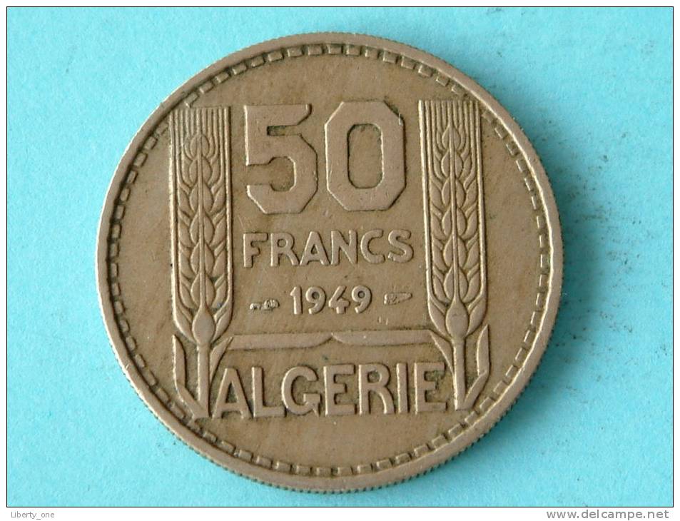 1949 - 50 FRANCS / KM 92 ( For Grade, Please See Photo ) !! - Algérie