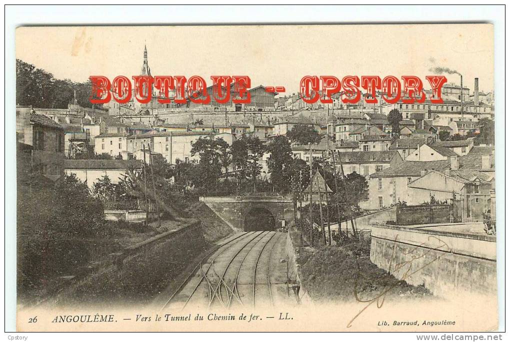 TUNNEL De La Ligne De Bordeaux à Angoulème - Train - Railway - Chemin De Fer - Ferrocarril - Dos Scané - Ouvrages D'Art