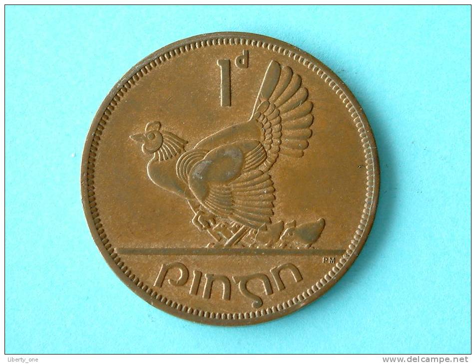 1950 - PENNY / KM 11  ( Uncleaned - For Grade, Please See Photo ) !! - Ireland