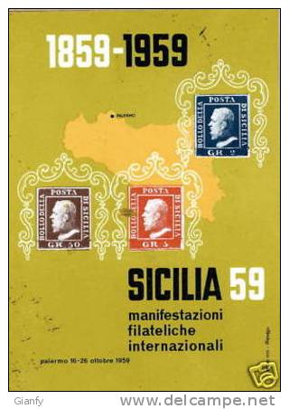 PALERMO SICILIA 59 1962 ANN SPECIALE - Bourses & Salons De Collections