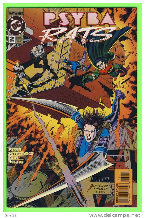 BD - DC COMICS - PSYBA-RATS - No 2 - MAY 1995  - MINT CONDITION - Other Publishers