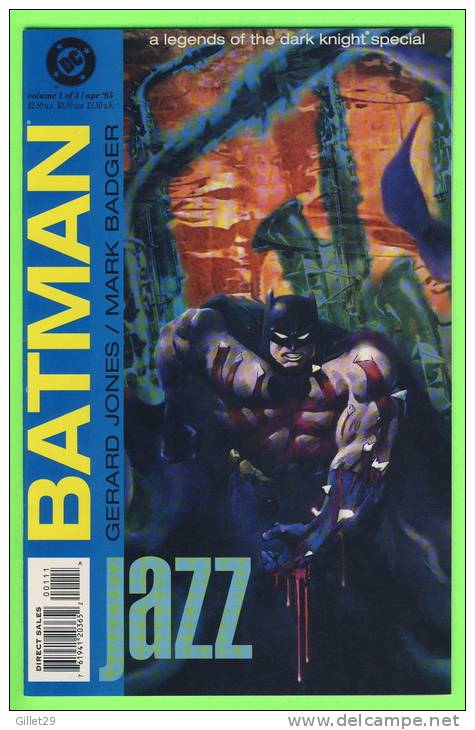 BD - DC COMICS - BATMAN - No 1/3 -  APRIL, 1995  - MINT CONDITION - DC