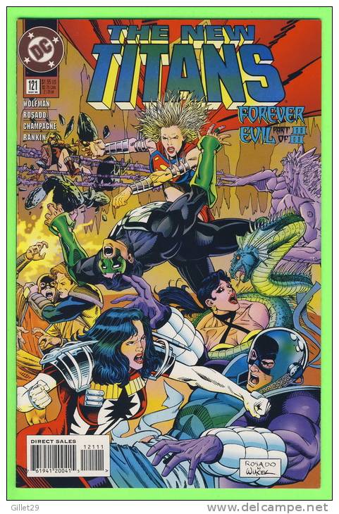 BD - DC COMICS - THE NEW TITANS - No 121 - MAY, 1995  - MINT CONDITION - DC