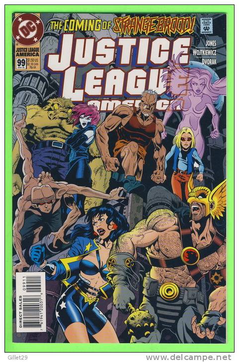 BD - DC COMICS - JUSTICE LEAGUE AMERICA  - No 99 - MAY, 1995  - MINT CONDITION - DC