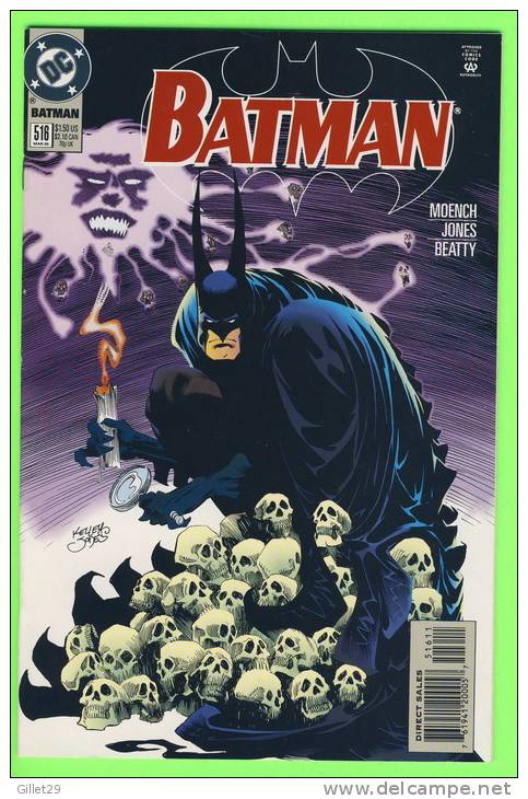 BD - DC COMICS - BATMAN  - No 516 - MARCH, 1995  - MINT CONDITION - DC