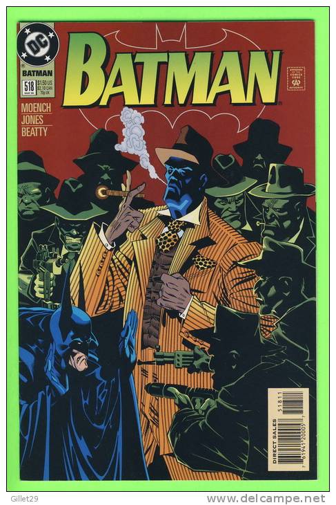 BD - DC COMICS - BATMAN  - No 518 - MAY, 1995  - MINT CONDITION - DC