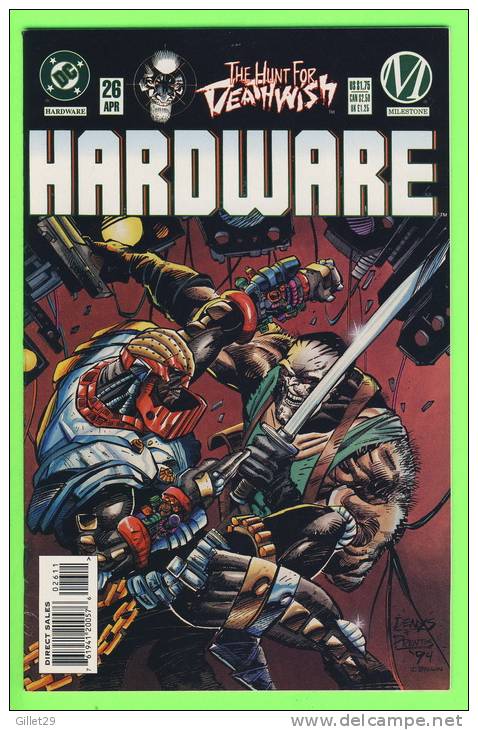 BD - DC COMICS - HARDWARE - No 26 - APRIL, 1995  - MINT CONDITION - DC