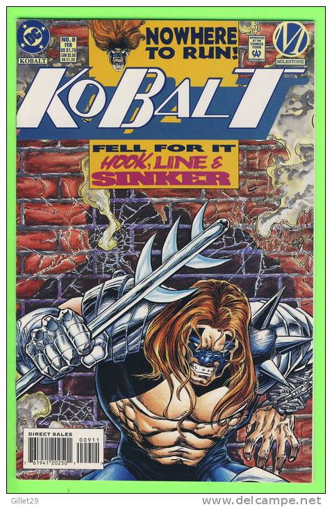 BD - DC COMICS - KOBALT - No 9 - FEBRUARY, 1995  - MINT CONDITION - VERTIGO - - DC