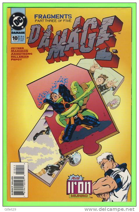 BD - DC COMICS - DAMAGE - No 10 - FEBRUARY, 1995  - MINT CONDITION - - DC