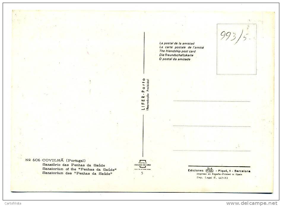 COVILHÃ - Sanatório Das Penhas Da Saúde - Castelo Branco