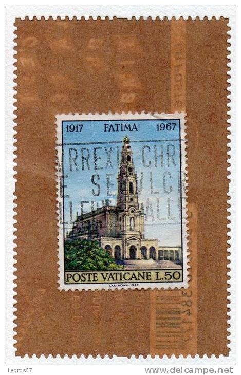 FATIMA 50 LIRES 1967 - Used Stamps