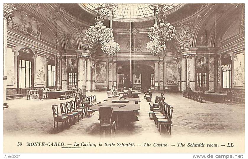 MONTE-CARLO - Le Casino, La Salle Schmidt (LL. 59) - Autres & Non Classés